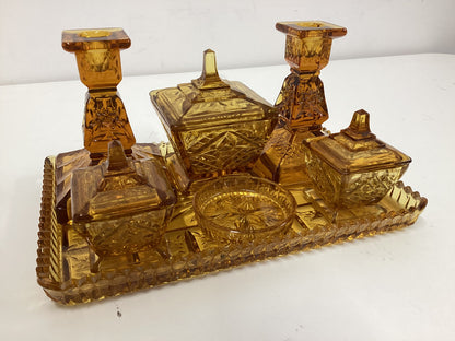 Amber Glass Set