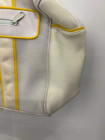 Adidas Stella McCartney White/Yellow Mesh Tote Bag