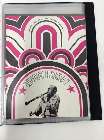 21 Vintage Jazz Programmes In Folder