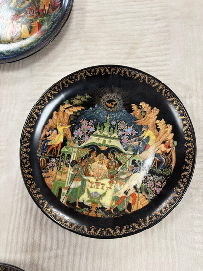 10x Vintage Tianex Russian Legends Collector Plates