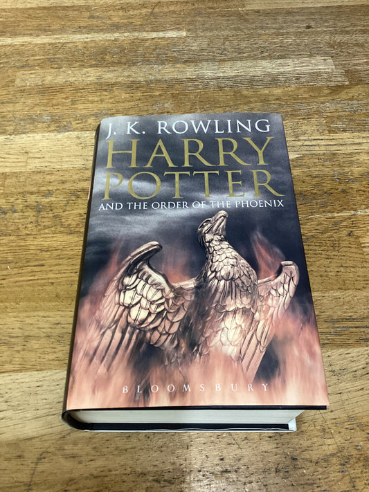 HARRY POTTER and the Order of the Phoenix (First Edition, Hardback, Adult cover)