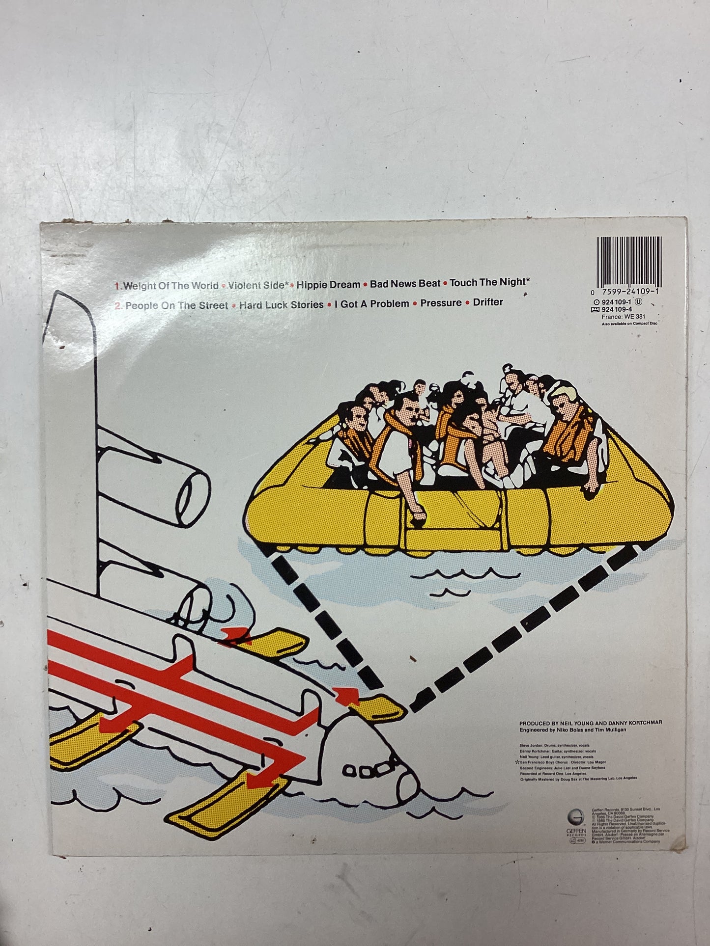 Neil Young- Landing On Water Vinyl