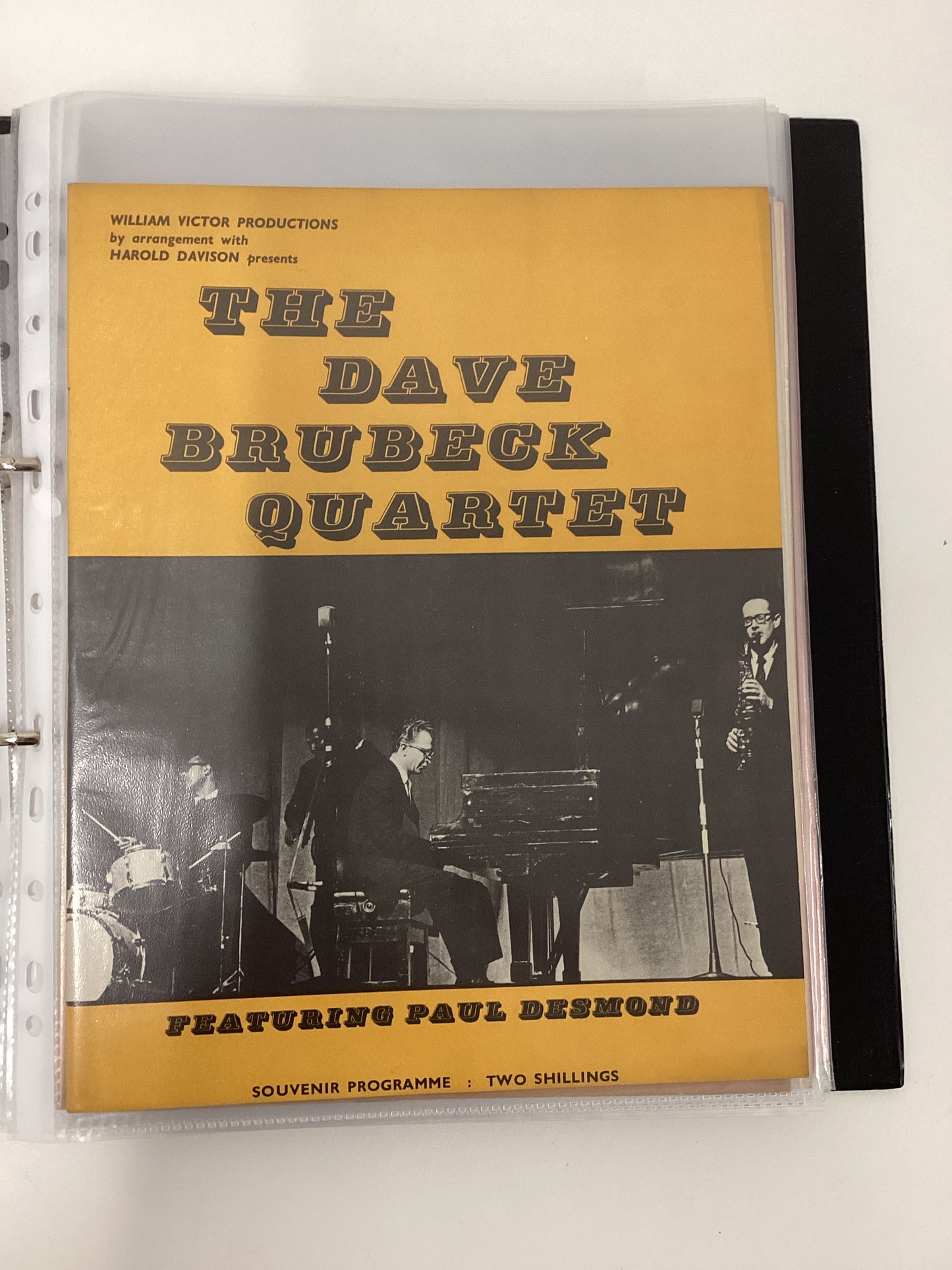 21 Vintage Jazz Programmes In Folder
