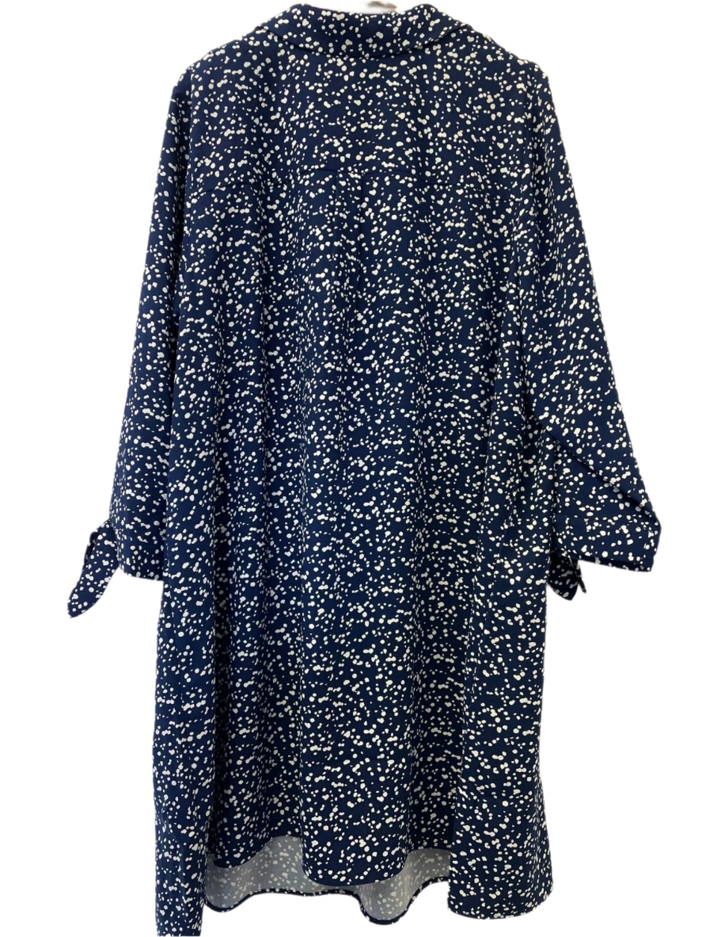 BNWT Studio8 Abigail Spot Swing Dress in Navy and White Size 24