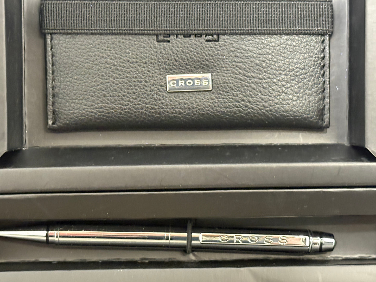 Cross Coventry Ballpoint Pen and Leather Wallet Gift Set