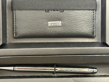 Cross Coventry Ballpoint Pen and Leather Wallet Gift Set