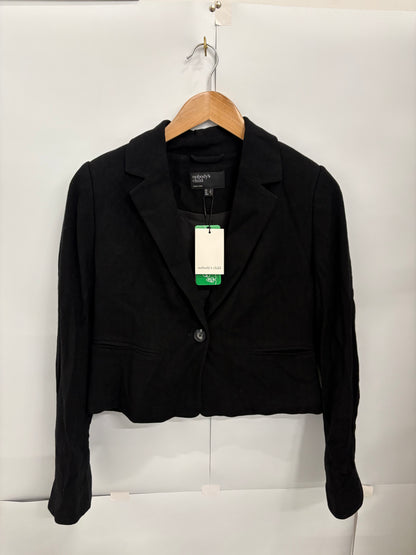 Nobody's Child Black Cropped Blazer Jacket Size 6 - BNWT