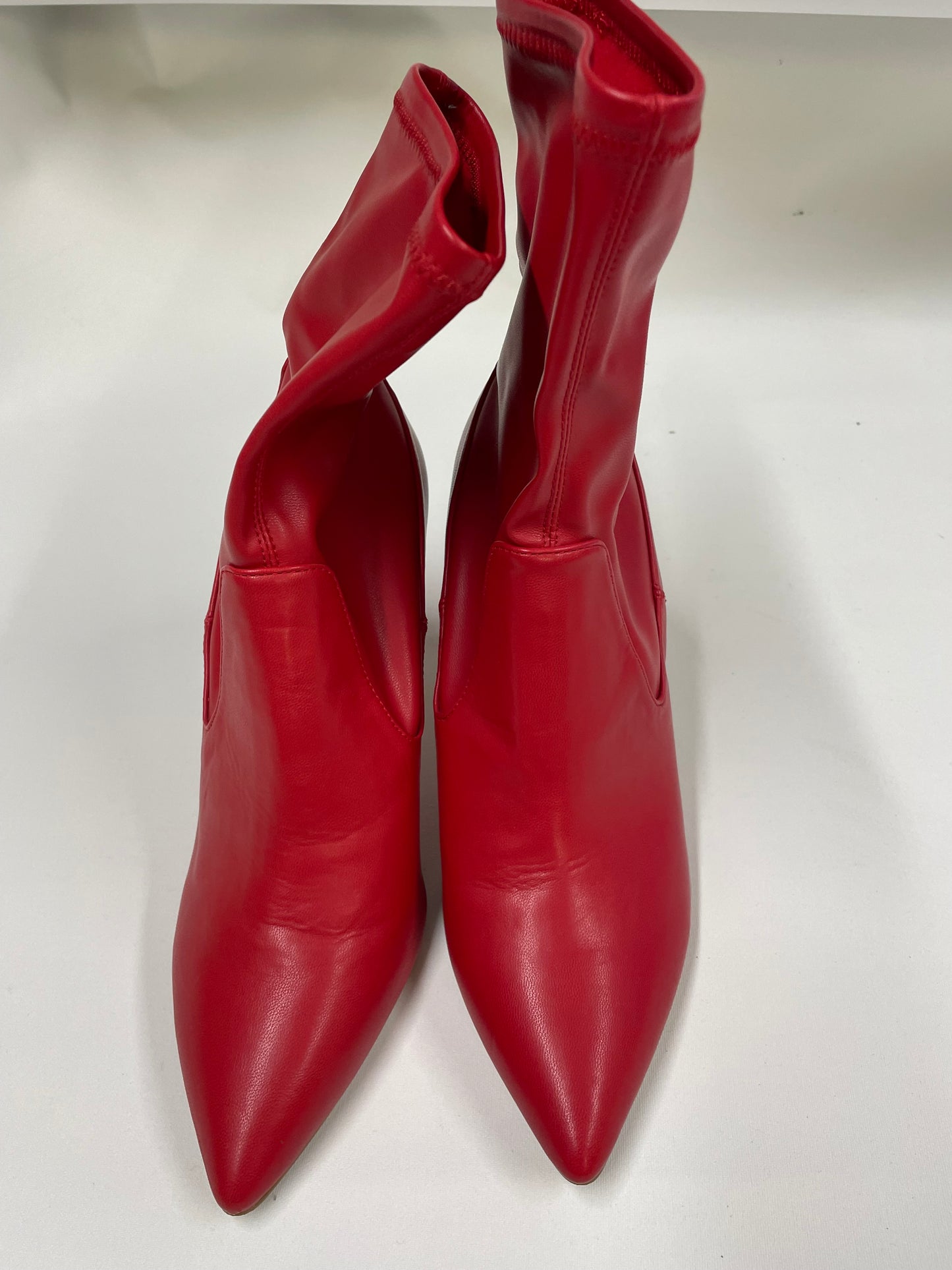 Faith Red Ankle Boots Size 7