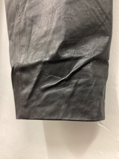 Vintage 90’s Y2K Black Leather Pants Size Small 24” Waist