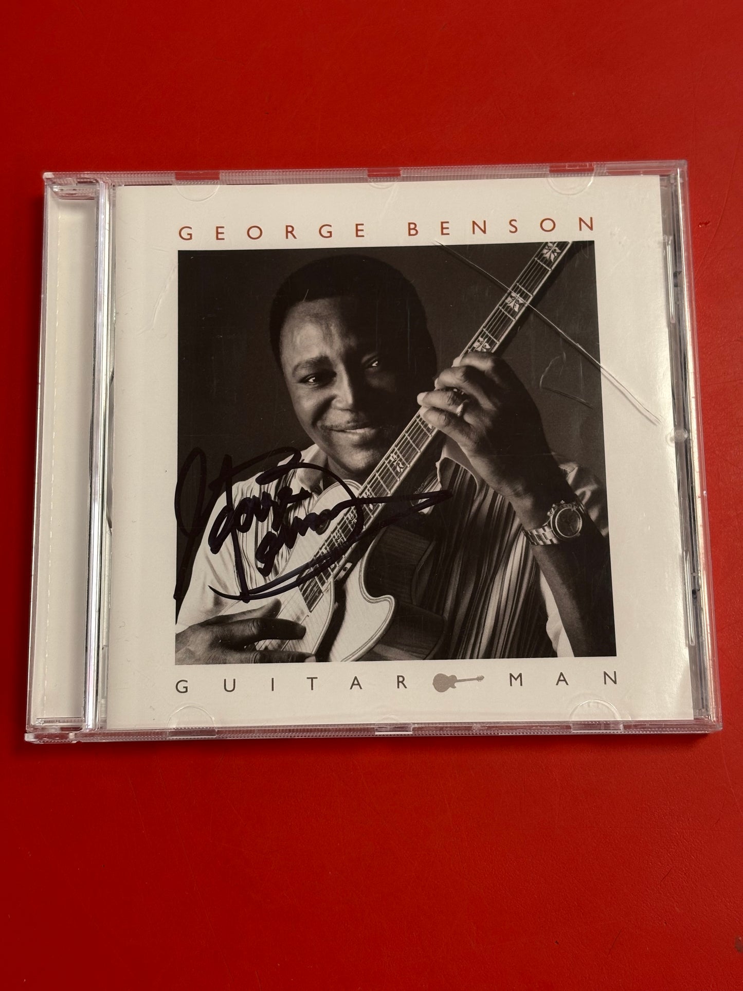 Guitar Man by George Benson Signed CD