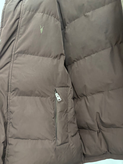 AllSaints Mens Novern Reversible Ramskull Puffer Jacket Size L