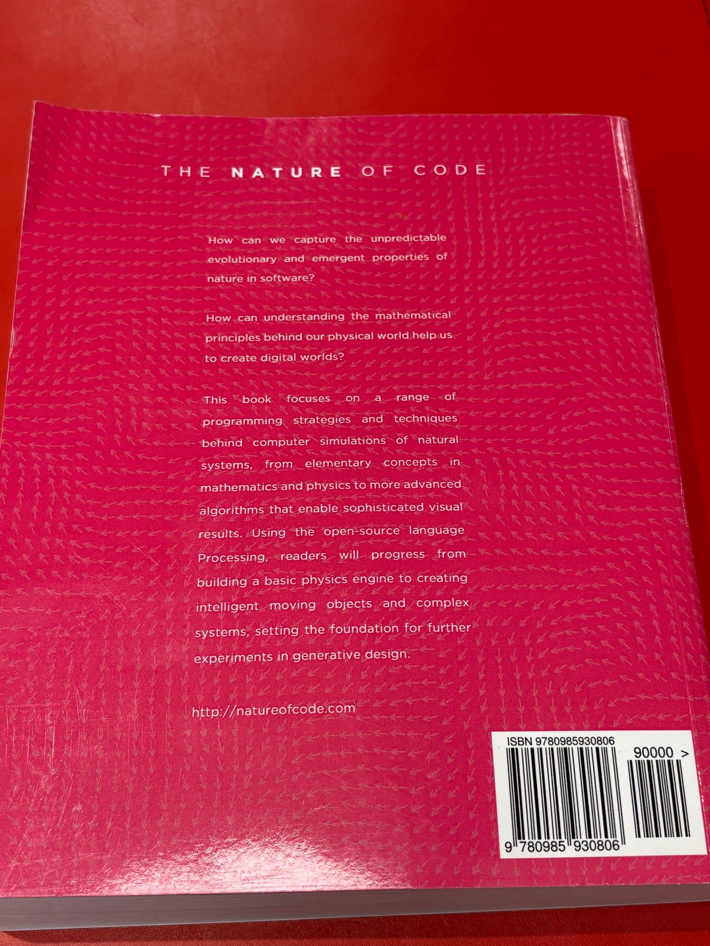 The Nature of Code First Edition by Daniel Shiffman