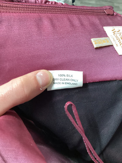 Vintage Vivienne Westwood Pink Taffeta Corset Size 16