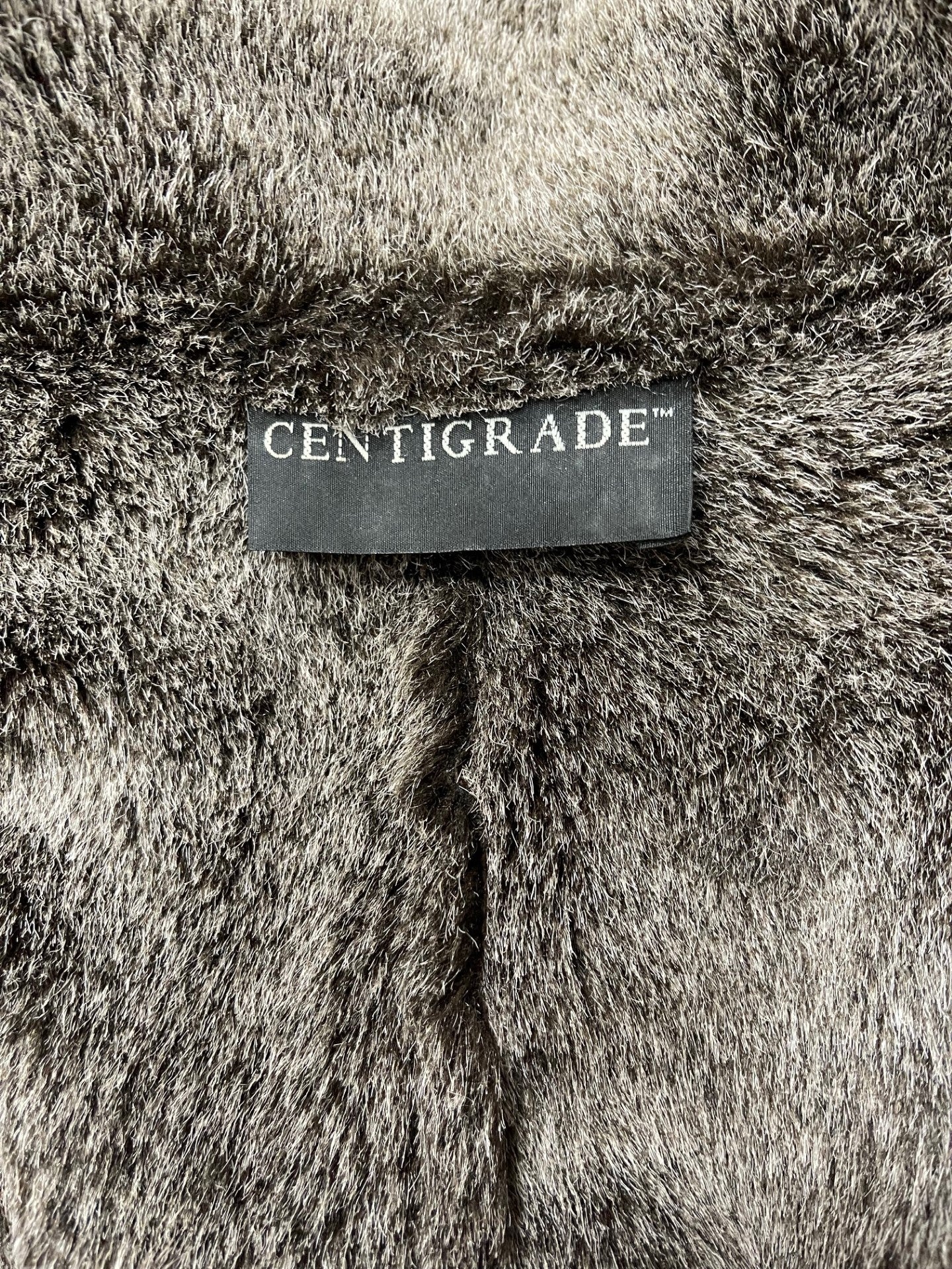 Centigrade Brown Faux Sheepskin and Fur Coat 2XL Shop for Shelter