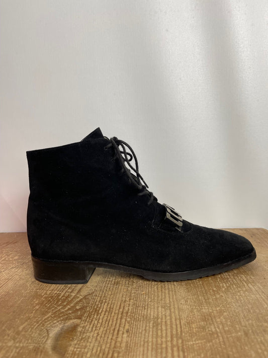 Charles Jordan Black Boots Size 8
