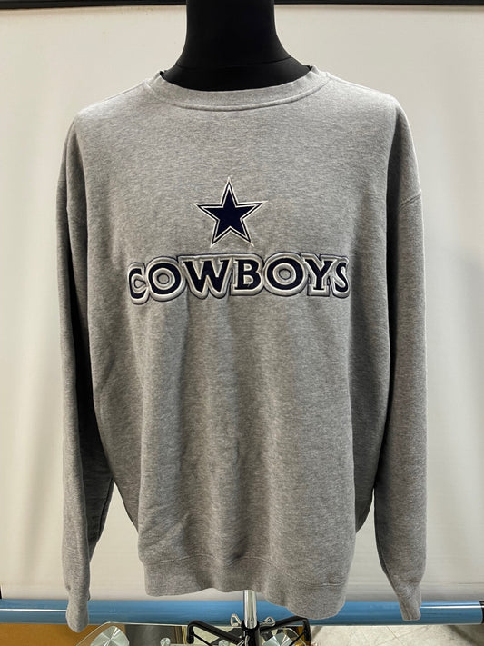Vintage Dallas Cowboys Grey Jumper Large