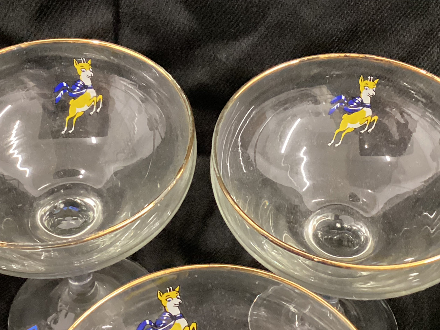6 X Babysham Glasses