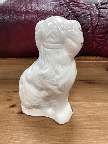 Beswick Ceramic Cream Gold Mantle Spaniel Dog
