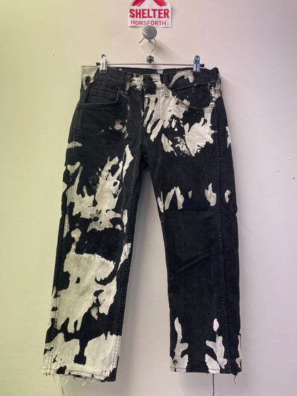 Levi's Line 8 black and White Jeans Size29