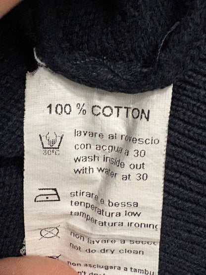 Polo Ralph Lauren Mens Dark Navy Cotton Jumper Size M