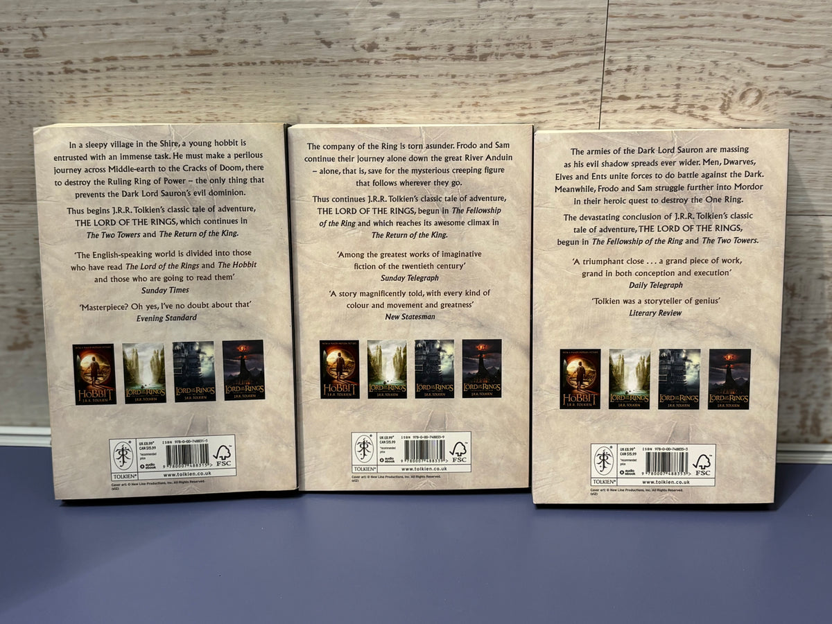 The Lord of the Rings 3-Book Paperback Boxset (Movie Tie-in Edition)