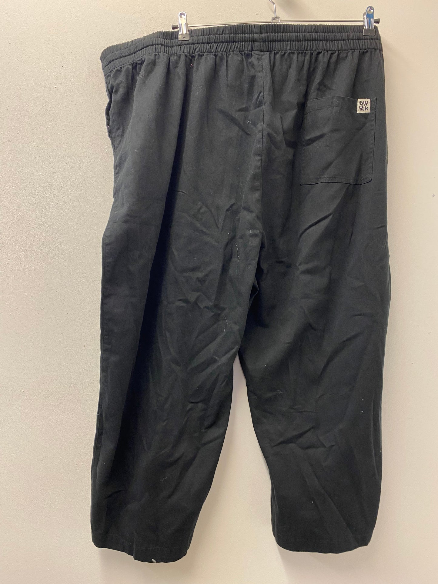 BNWT Lucy and Yak Chuck Trousers Organic Cotton Black 3XL