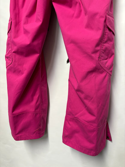 Salomon Pink Two Piece Waterproof Clima Pro 10,000/ Acti Loft Ski Set Small - Medium