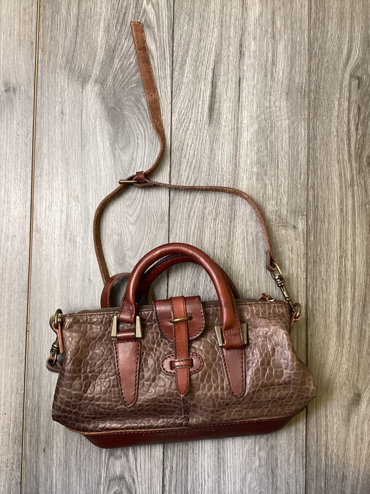 Liebeskind Brown and Maroon Leather Bag