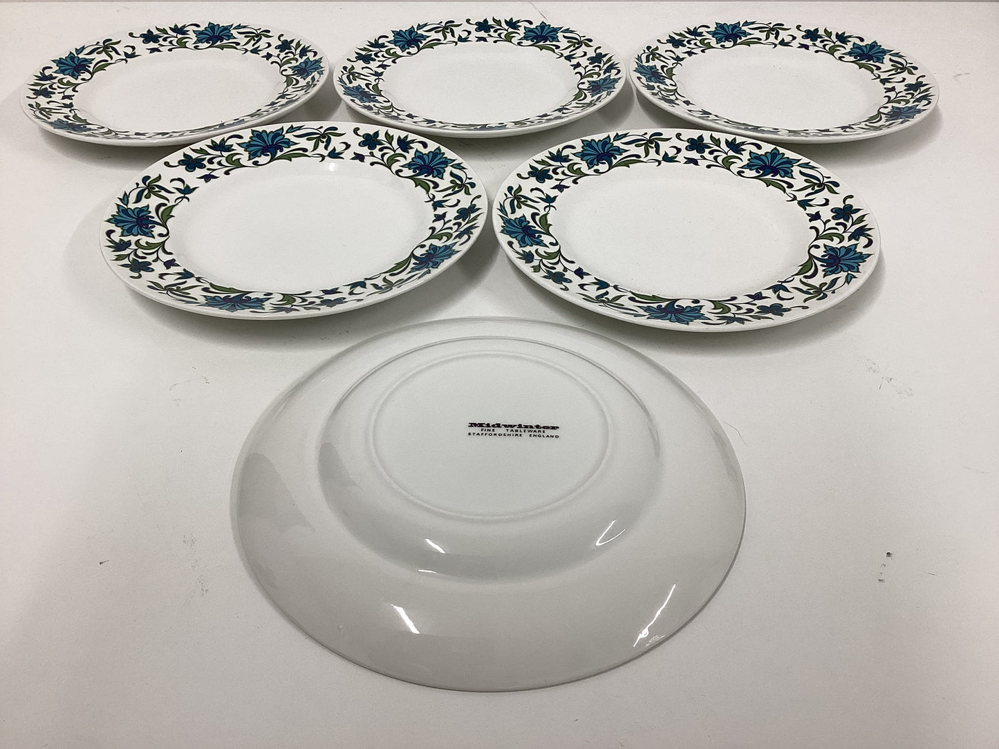 6 X Small Midwinter Plates