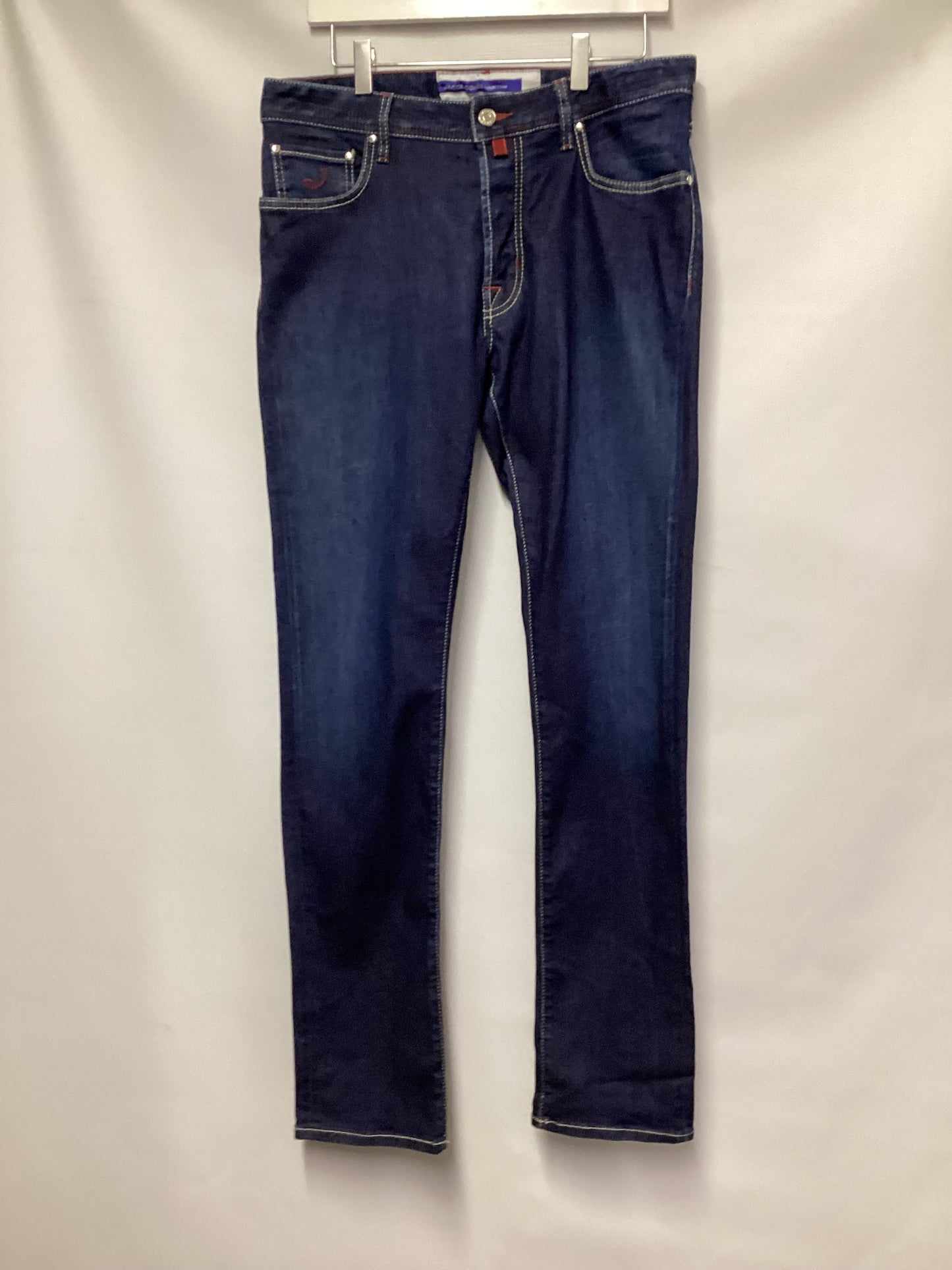 Jacob Cohan Blue Straight Jeans 34