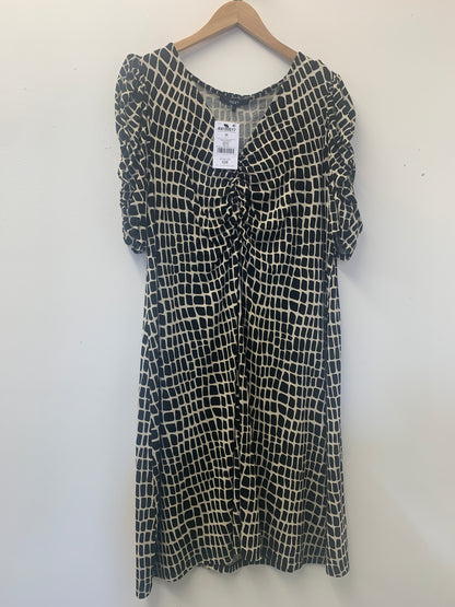 BNWT Next 3/4 Sleeve Geometric Midi Dress