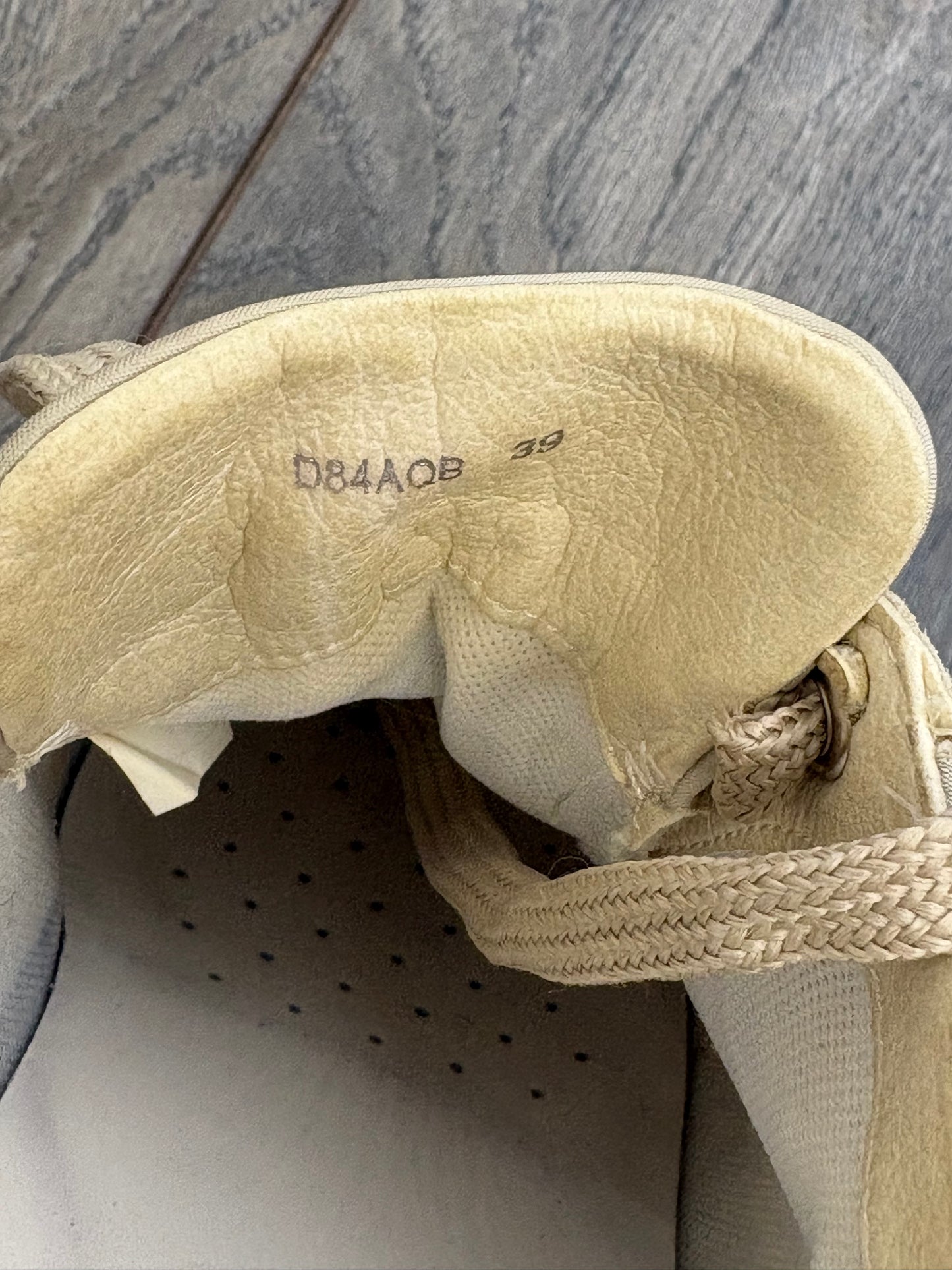 Geox Womens D Tabelya A Beige Trainers Size 6