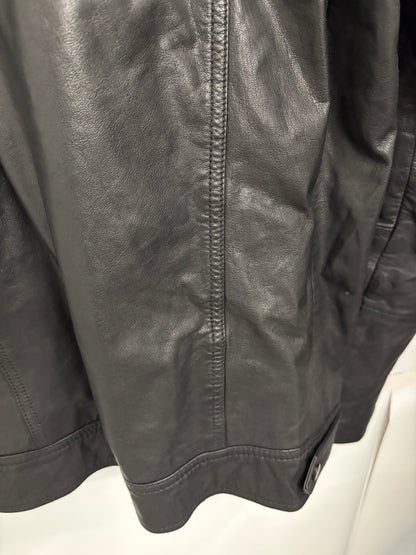 AllSaints Conroy Men’s Leather Biker Jacket Size S