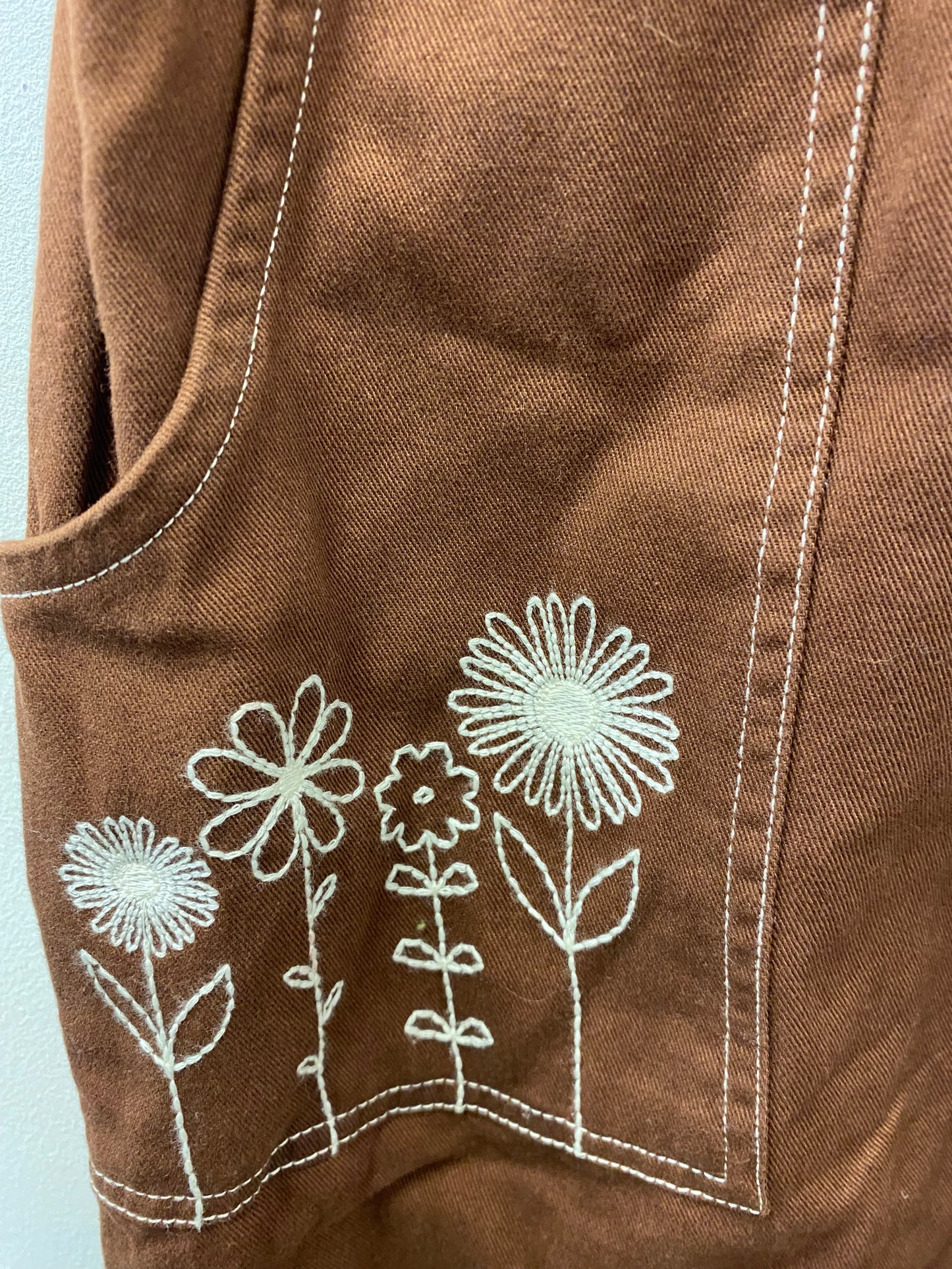 BNWT Lucy and Yak Ragan Jumpsuit Organic Cotton Cappucchino Size 24