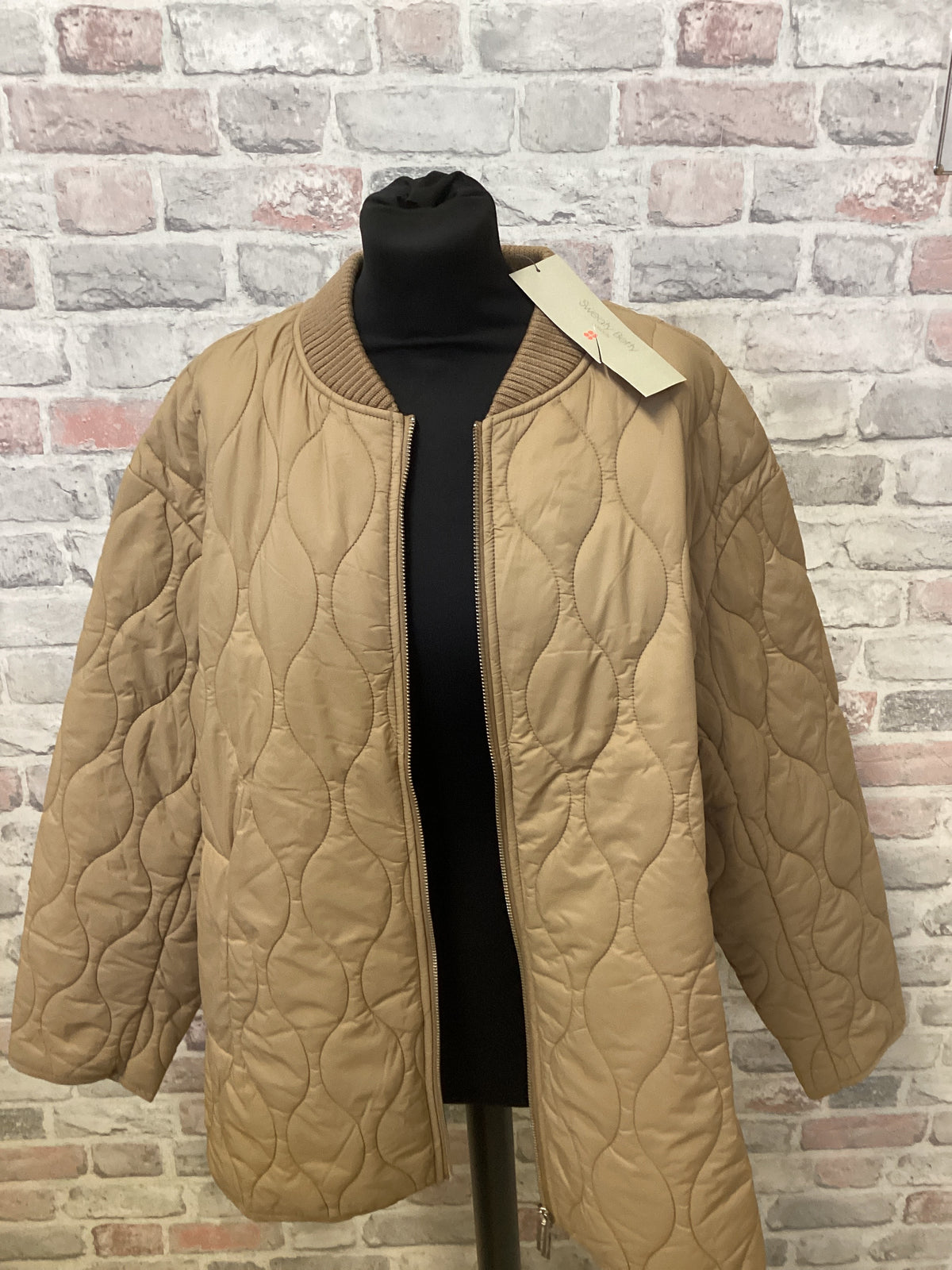 Sweaty Betty ladies Beige Jacket XL