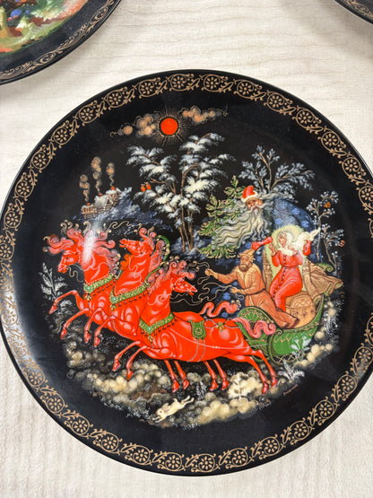 10x Vintage Tianex Russian Legends Collector Plates