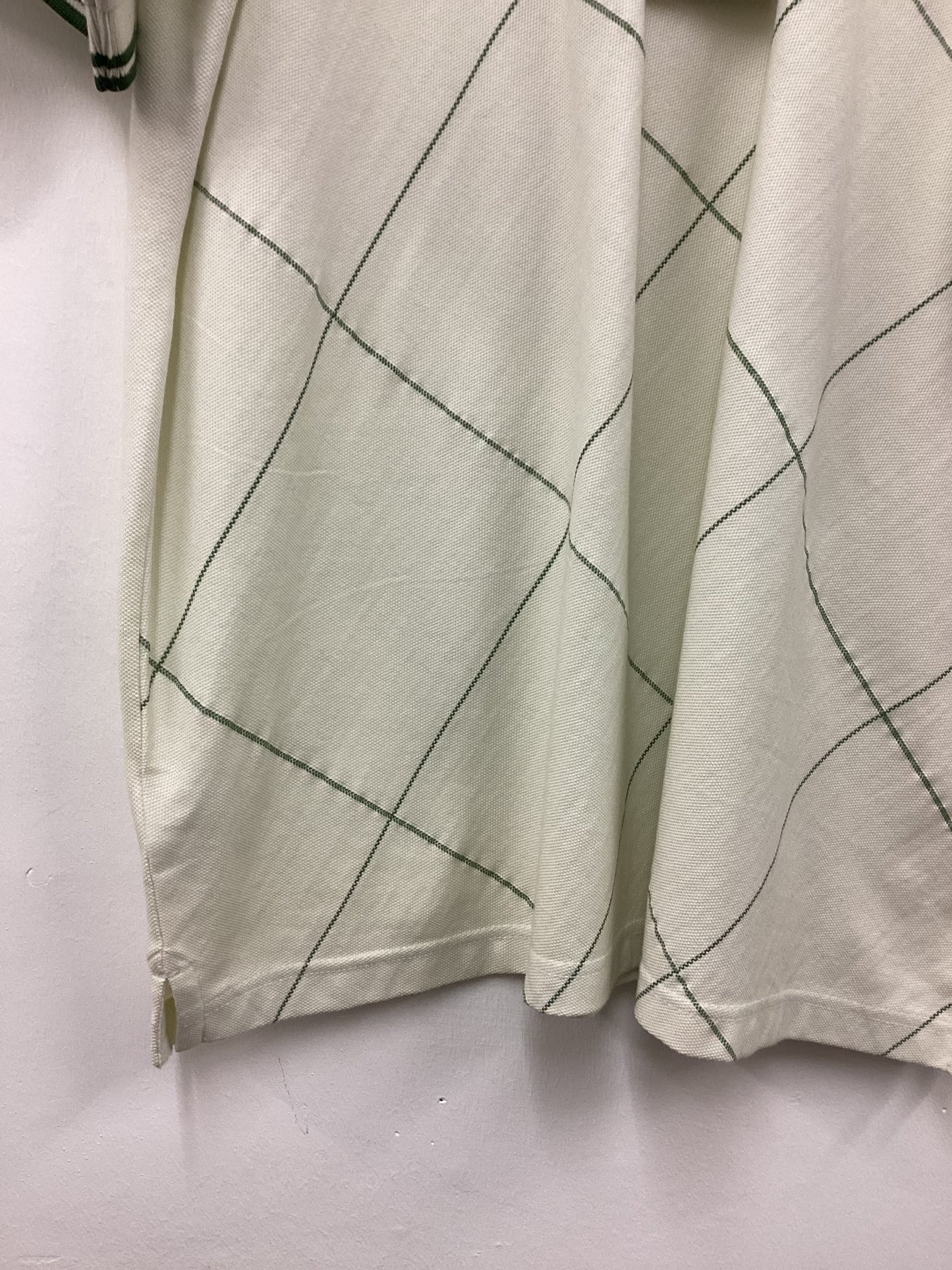 BNWT Fred Perry XL Green Check Polo Shirt