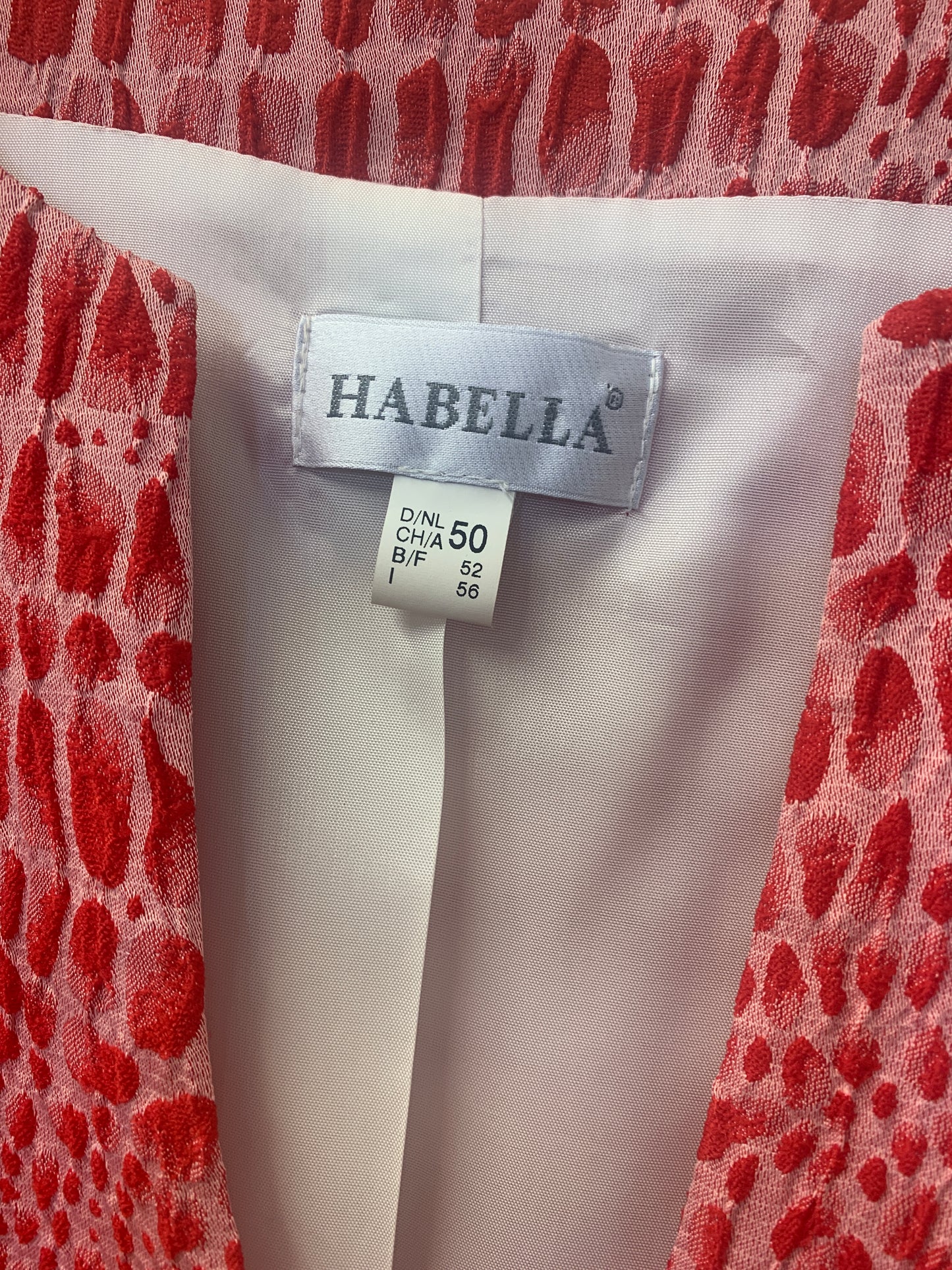 Habella Pink and Red Tunic Top