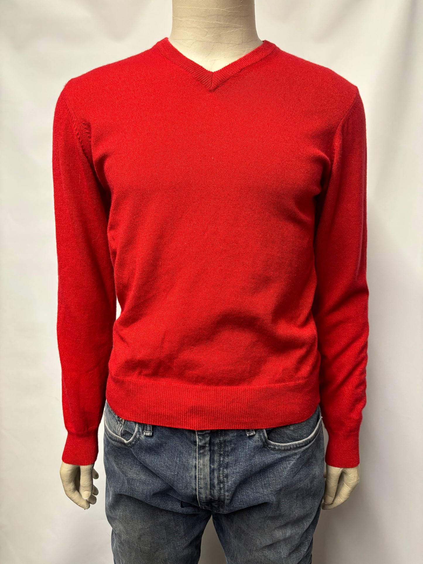 Hackett Red Wool Jumper S