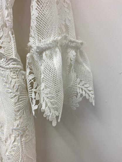 BNWT Three Floor Cream Lace Dress Size 12