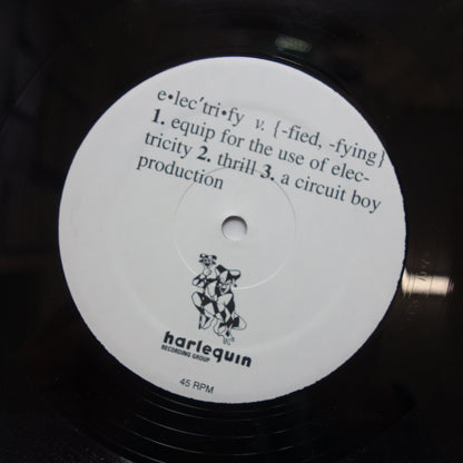 Problematic - Electrify Me 12" Promo vinyl single on Harlequin Recording Group - HRG 1235