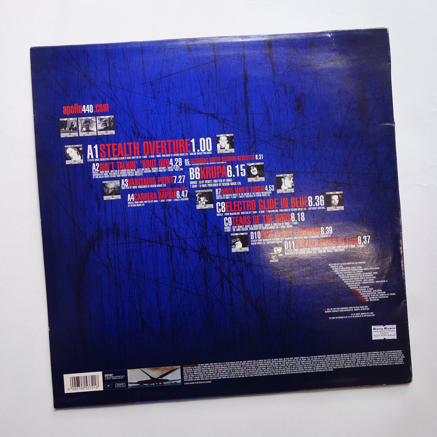 Apollo Four Forty - Electro Glide In Blue original Promo vinyl double LP 1997 - SSX2440LP