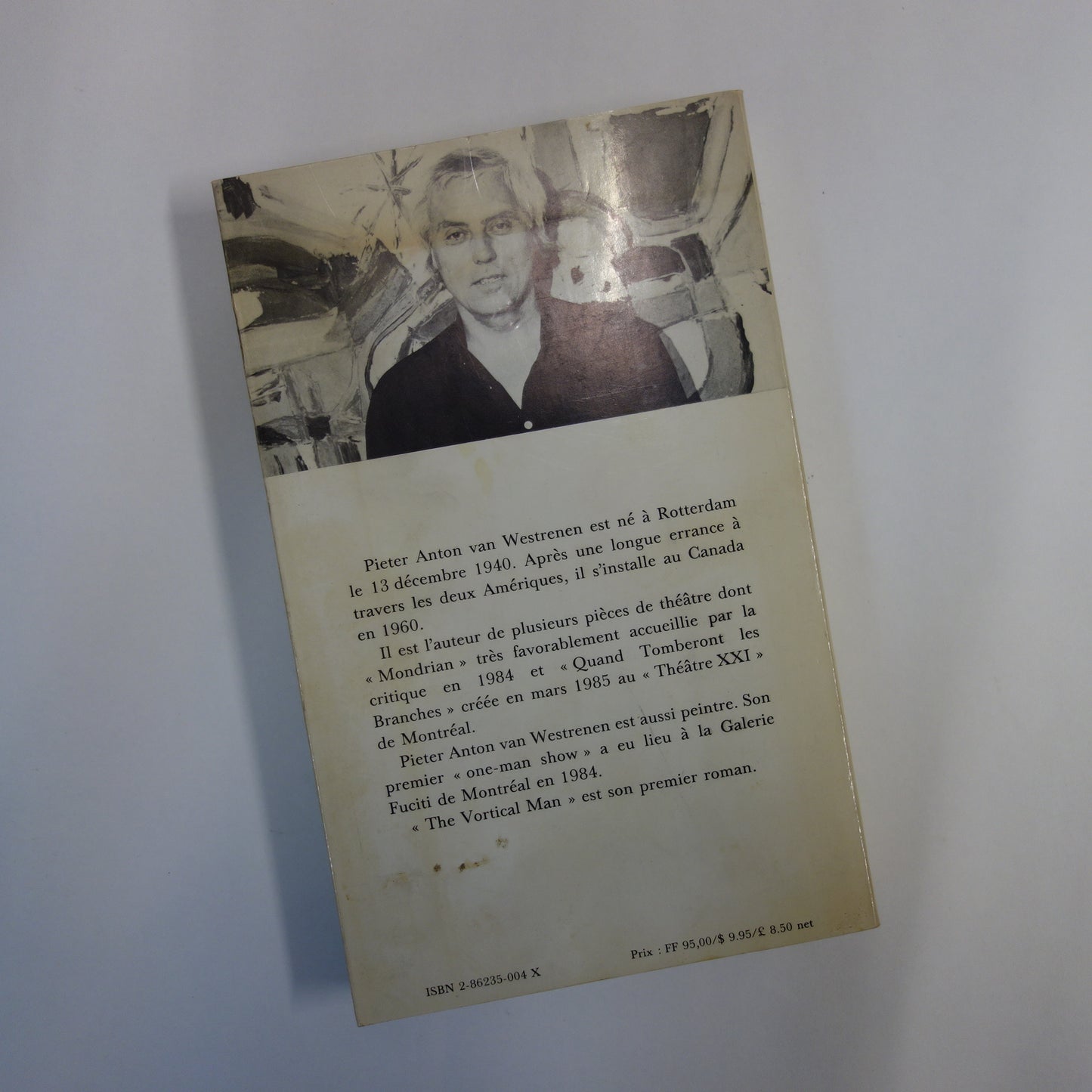 The Vortical Man by Pieter Anton Van Westrenen - Signed first edition book