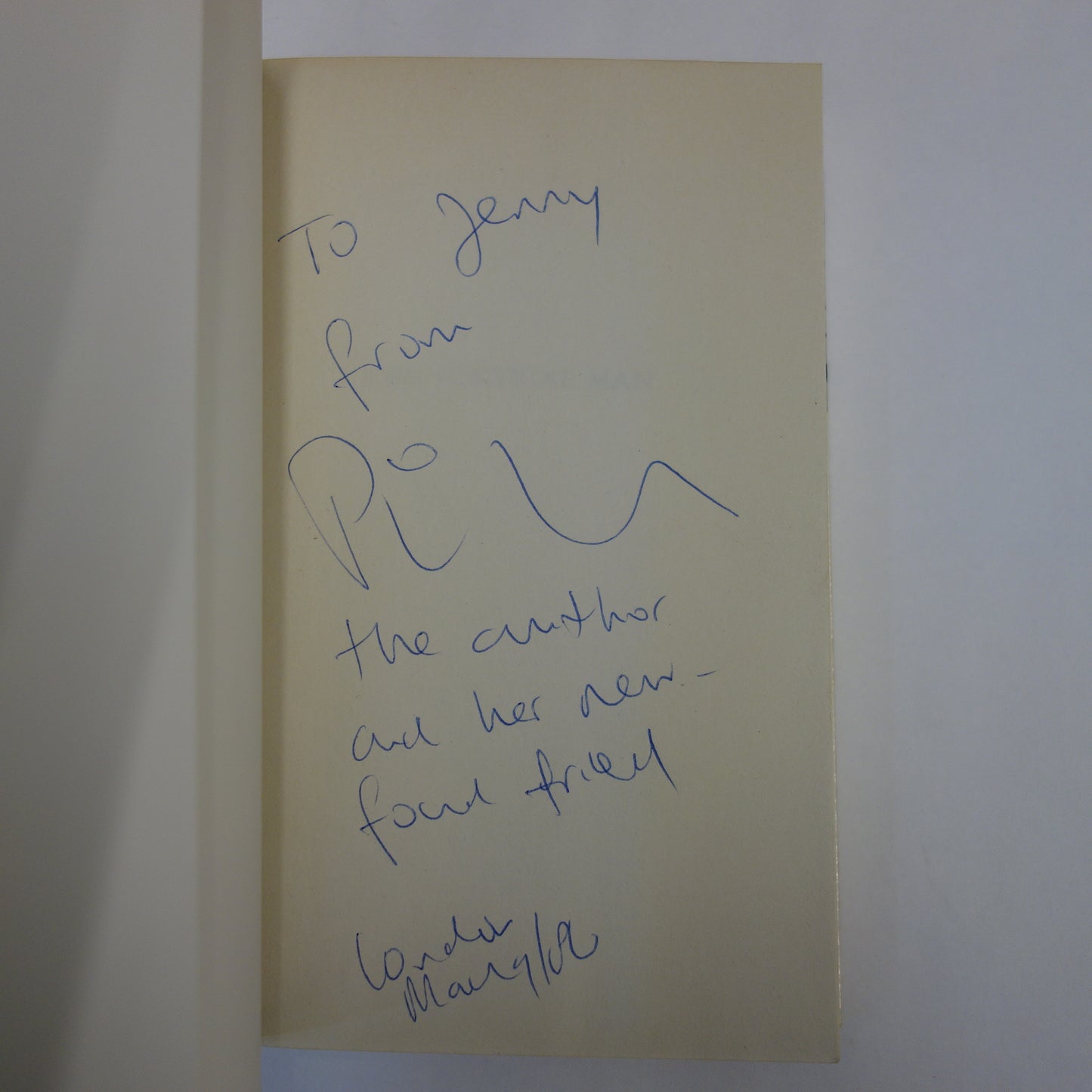 The Vortical Man by Pieter Anton Van Westrenen - Signed first edition book