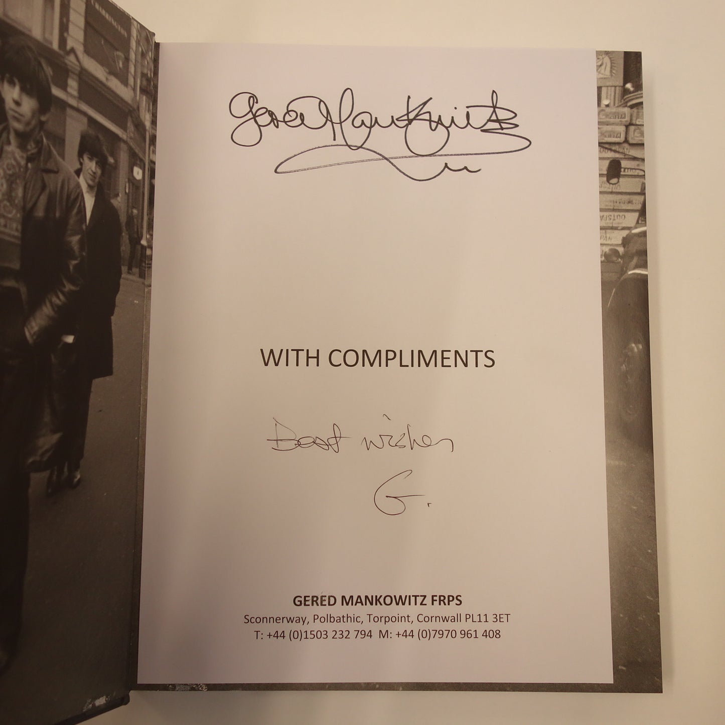 Breaking Stones 1963 - 1965 by Terry O'Neill & Gered Mankowitz - Signed hardback book