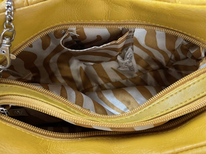 Domo Yellow Leather Handbag