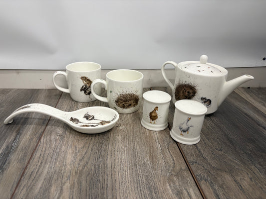 Royal Worcester Wrendale Designs 6-piece Teaset