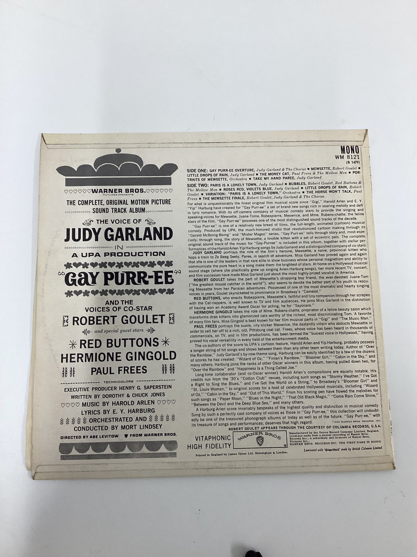 Judy Garland Gay Purr-ee