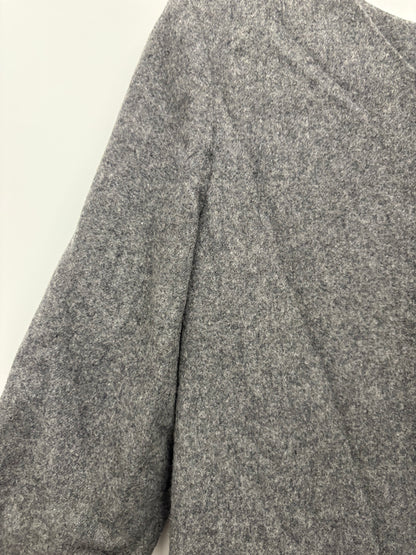 TOAST Grey Wool-Blend Womens Shift Dress Size 8