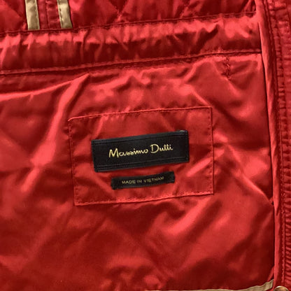 Massimo Dutti Red Quilted Jacket_EUR XL/USA XL